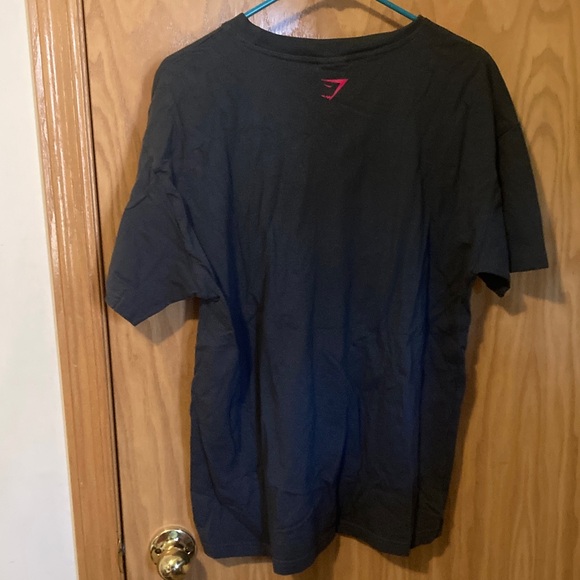 Gymshark Charcoal and Crimson Lift Club Tee - Picture 2 of 2